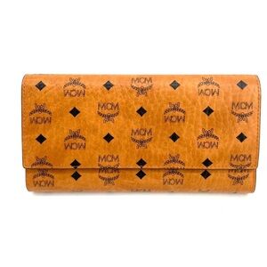 MCM Tan and Black Wallet